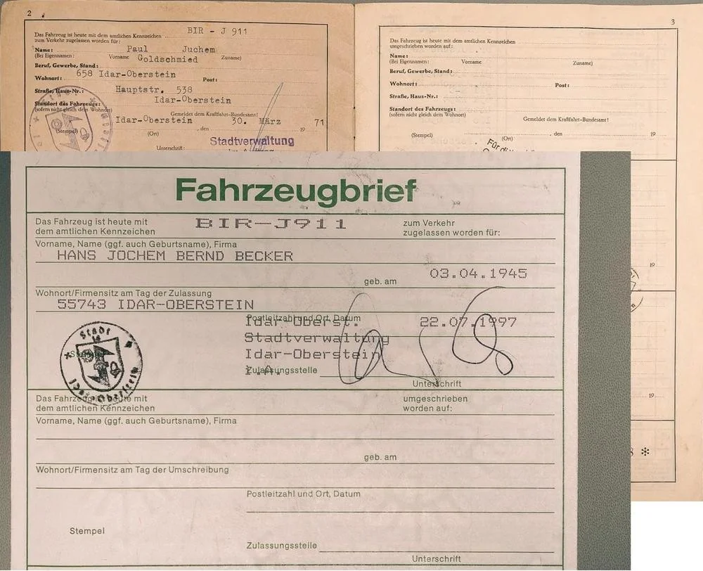 Carte grise allemande